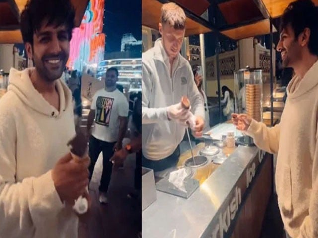 Ice cream seller turns out to be a bigger artist than Indian actor, video goes viral Photo: Instagram