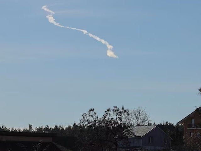 6 Russian balloons flying over the capital Kiev were shot down, Ukraine Sirens sounded in Kiev after the presence of Russian balloons was revealed: Photo: Social Media