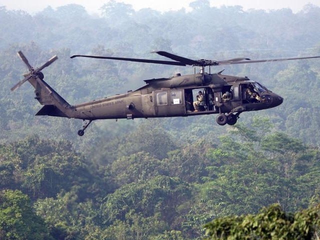 A military helicopter crashed in America, 2 soldiers were killed Investigations are underway to find out the reasons for the helicopter crash: Photo: File