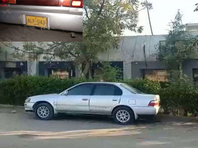 The owner of the car used in the Karachi police attack was arrested, the statement of selling the car at the showroom