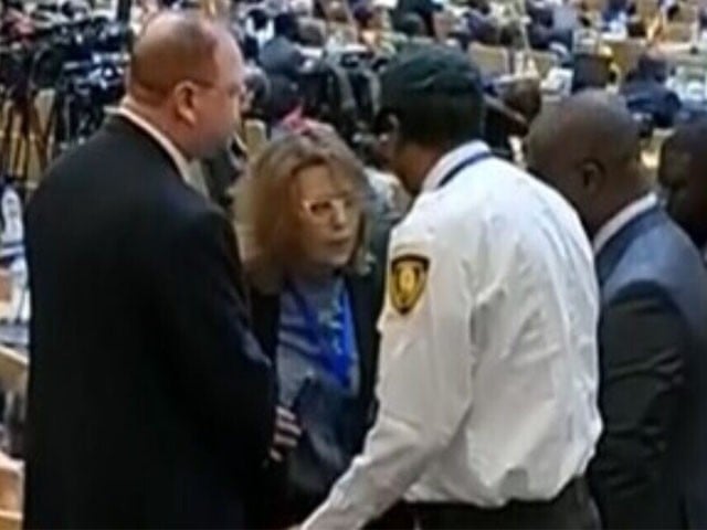 Israeli diplomat kicked out of African Union meeting African Union meeting begins in Ethiopia; Photo: Video Grab