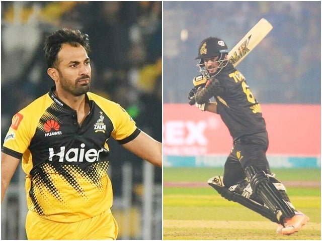 Wahab Riaz called Saeem Ayub the future of Pakistan Fast bowler Iftikhar Ahmed is credited with six sixes in one over in the exhibition match (Photo: PSL)