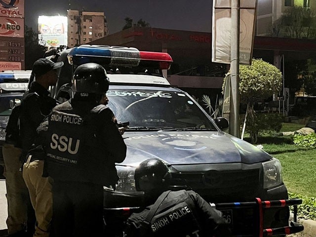 The three terrorists involved in the attack on the Karachi Police Office were killed in the action of the security forces: Photo: Social Media 