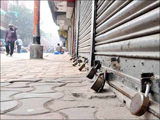 In Lahore, TLP forcibly closed the shops