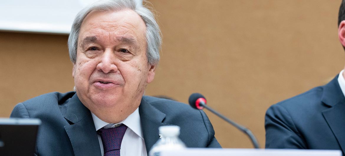 Secretary-General António Guterres delivers remarks at the High-level pledging event for the humanitarian crisis in Yemen. Secretary-General António Guterres delivers remarks at the High-level pledging event for the humanitarian crisis in Yemen.
