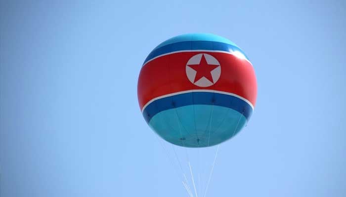 A North Korean balloon entered South Korean airspace