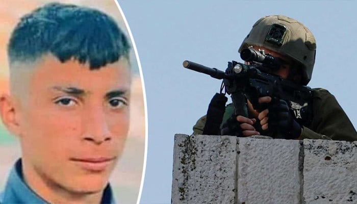 A Palestinian boy wounded by an Israeli sniper died 12 days later