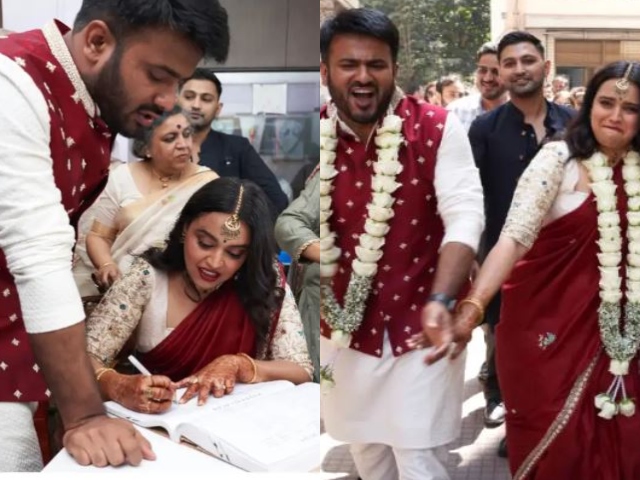 Actress Swara Bhaskar married a Muslim Indian politician