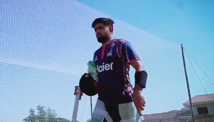 Babar Azam left for Islamabad after doing a practice session before the team