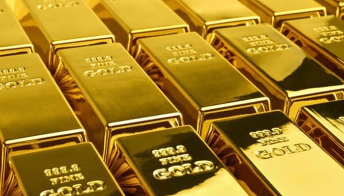 Gold prices fell sharply for the second consecutive business day