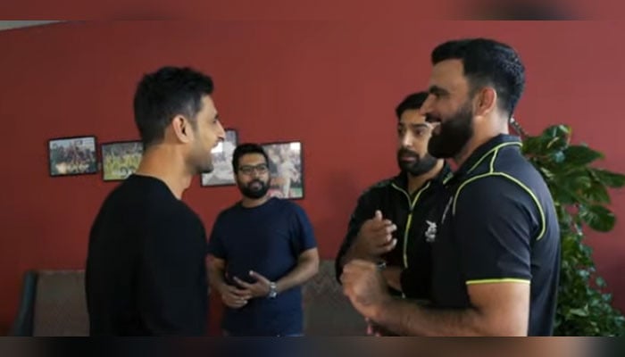 Haris Rauf, Fakhar Zaman had a sudden meeting with Shoaib Malik