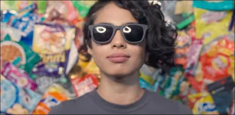 How were glasses made from empty chip wrappers?  Sunglasses made by recycling chip wrappers