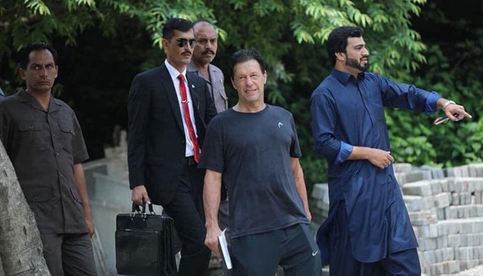 Imran Khan released a message on social media after appearing in the court