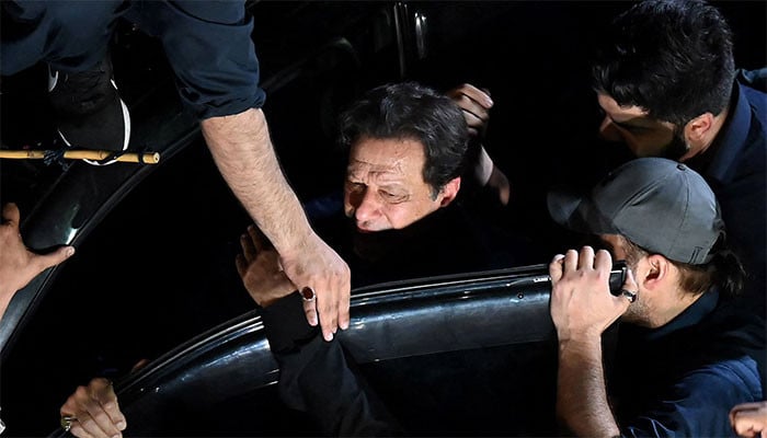 In the case of Imran Khan blocking the Srinagar highway, the written order of the security bond issued