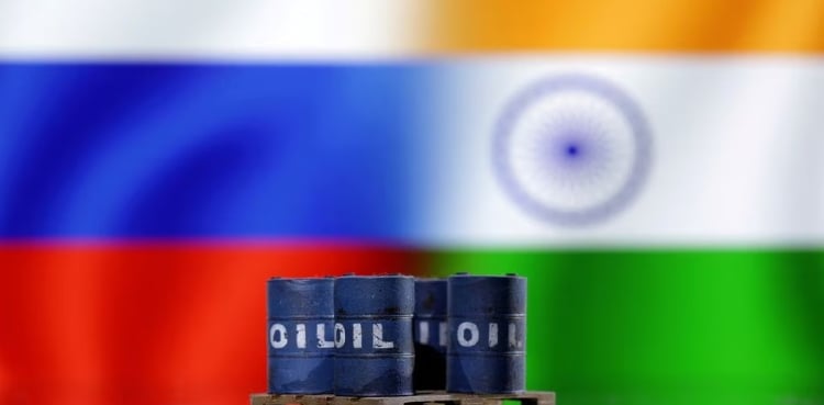 India increased its purchase of Russian oil to a record