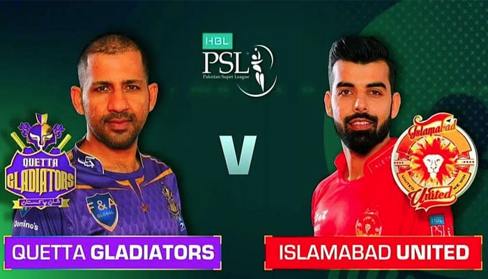 Islamabad United won the toss and decided to bat against Quetta Gladiators