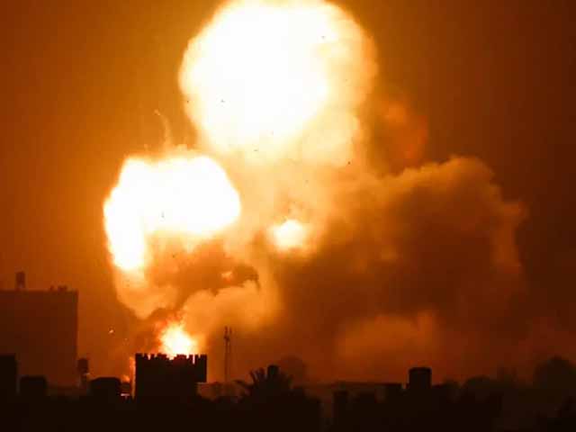 Israeli army bombed Gaza again