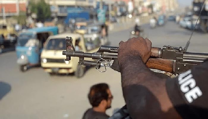 Karachi, two alleged robbers were killed by the firing of a citizen