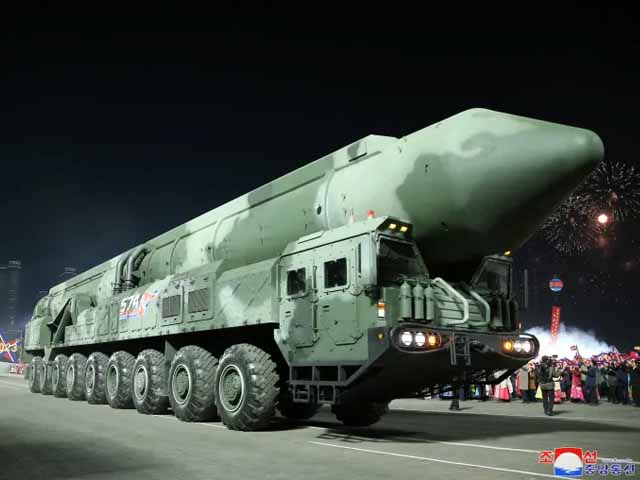 North Korea presented a new intercontinental ballistic missile