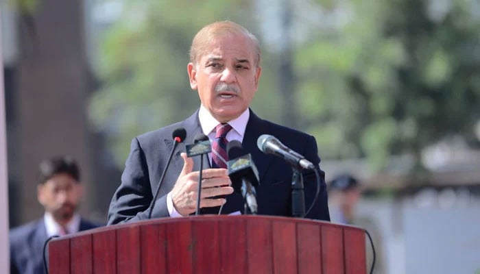 Prime Minister Shahbaz Sharif arrived in Karachi on a one-day visit