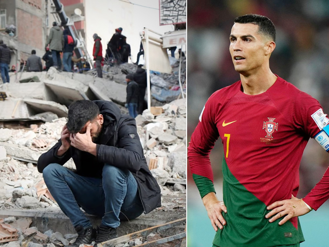 Ronaldo sold his jersey to help earthquake victims in Turkey, Syria