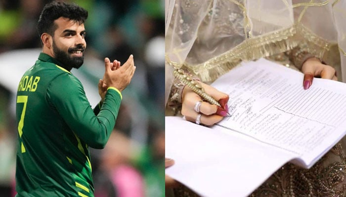 Shadab Khan will bring the bride home this month