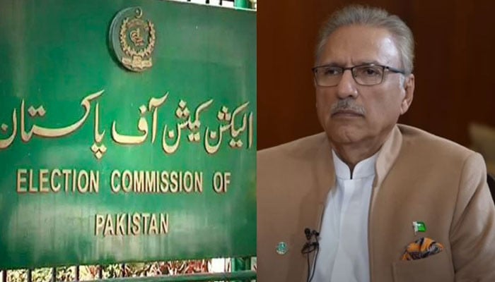 The Election Commission responded to President Arif Alvi's letter