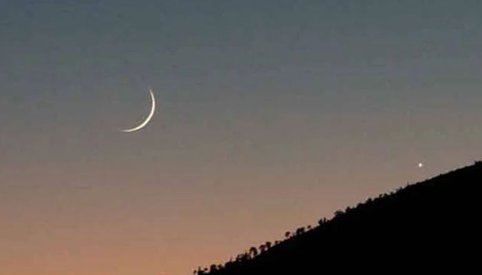 The moon is visible, the 1st of Shaban will be tomorrow