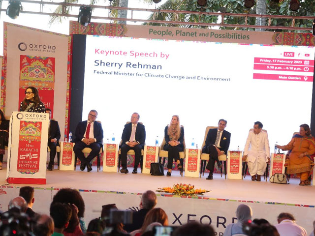 The three-day Karachi Literature Festival got off to a colorful start