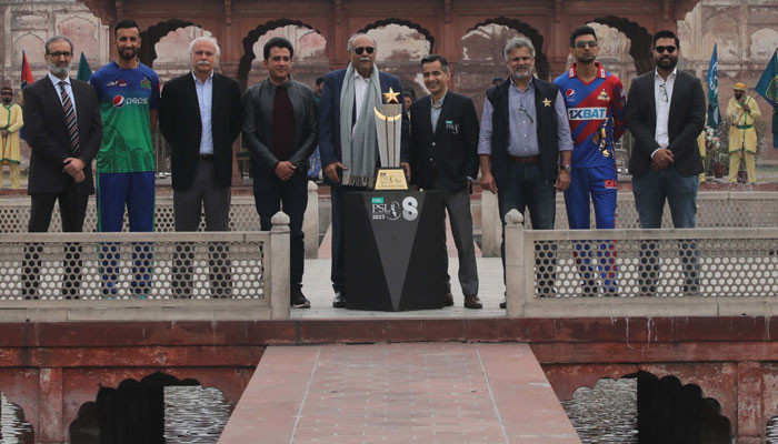 The trophy of Pakistan Super League was unveiled