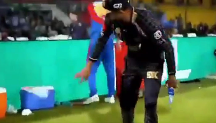 The video of Babar Azam cleaning the ground after the match went viral