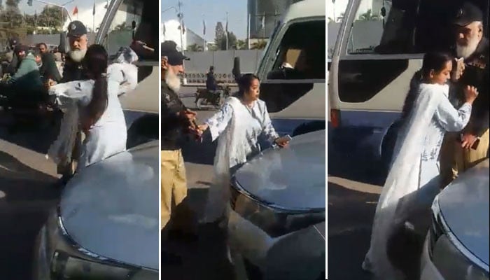 The woman who slapped the traffic police DSP got bail