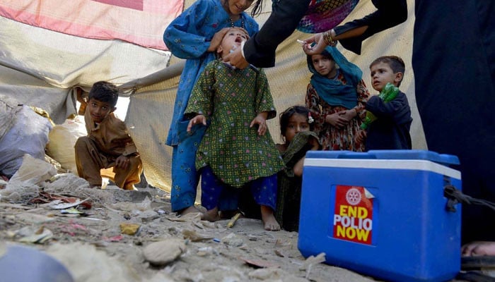 Today is the last day of special anti-polio campaign