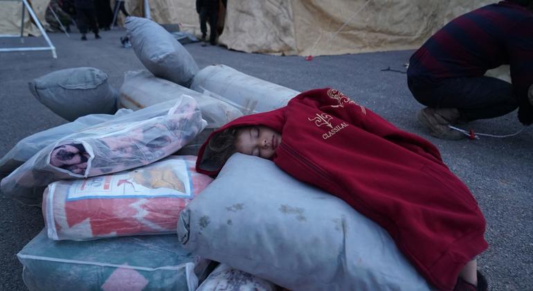 UN humanitarian delegation visits northwest Syria as earthquake response continues