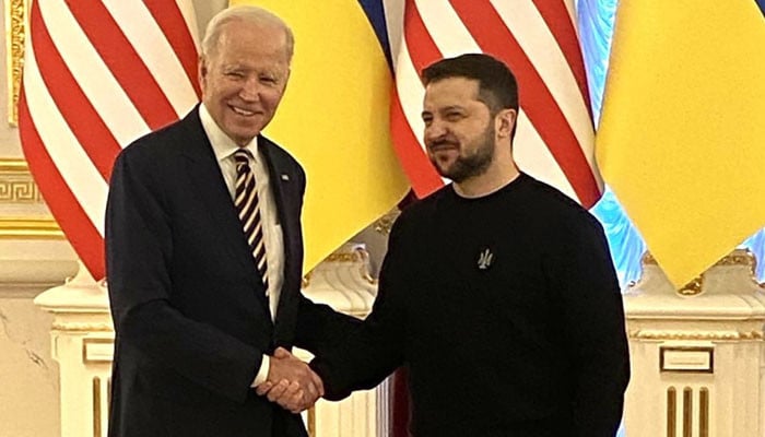 Unannounced visit of US President to Kiev