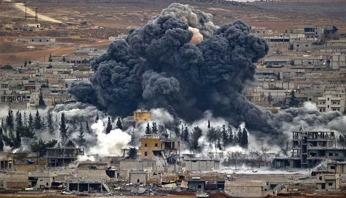 11 fighters were killed in US airstrikes in Syria