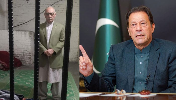 Imran Khan's reaction to Amjad Shoaib's viral photo File photo