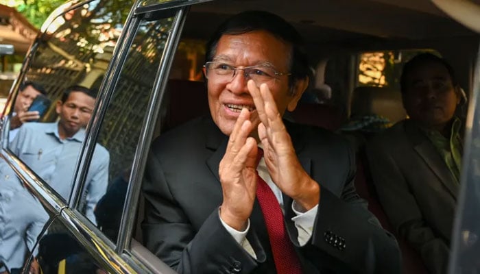 Cambodian opposition leader Kim Sokha sentenced to 27 years in prison for treason File photo