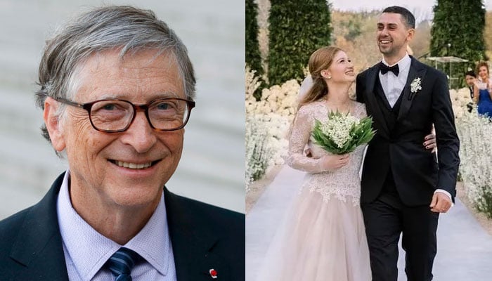 Bill Gates became 'Nana' Photo courtesy of Twitter