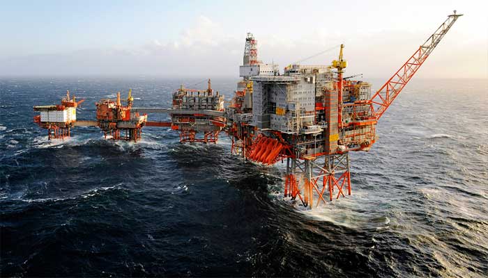 A Norwegian offshore oil rig setup, file photo