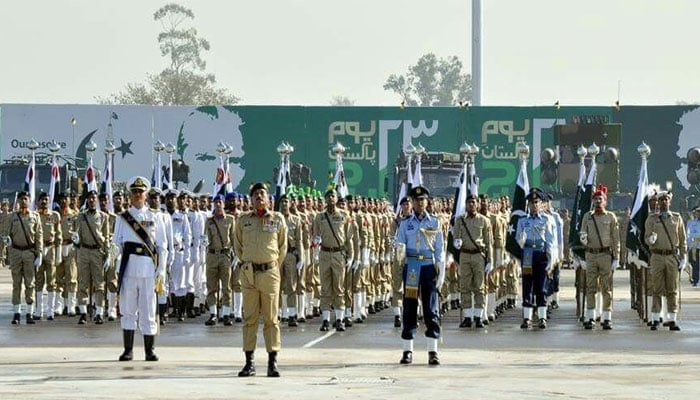 Pakistan Day traditional parade decided to be held on a limited scale, sources Google Photos
