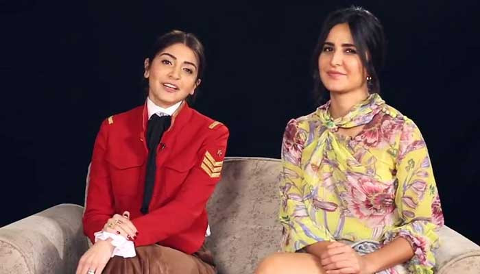 What was Anushka Sharma's response to Katrina Kaif's invitation?