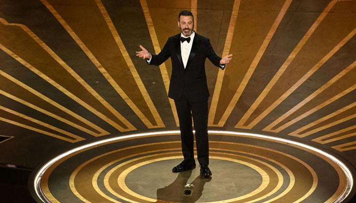 Host Jimmy Kimmel criticized Will Smith at the Oscars 2023 ceremony