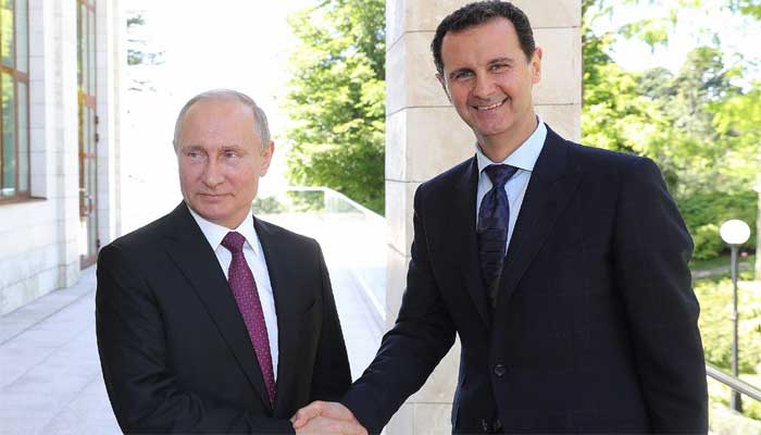 Syrian President Bashar al-Assad met with his Russian counterpart Vladimir Putin Syrian President Bashar al-Assad met with his Russian counterpart Vladimir Putin