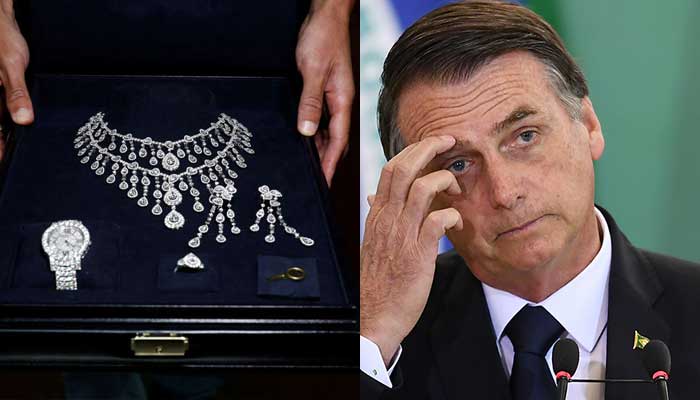 5 days to return the Saudi gifts to the former president Former Brazilian President Bolsonaro, a diamond set given to him by Saudi Arabia.