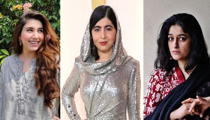 Nadia Jameel and Zunira Inam came forward in defense of Malala Yousafzai File photo