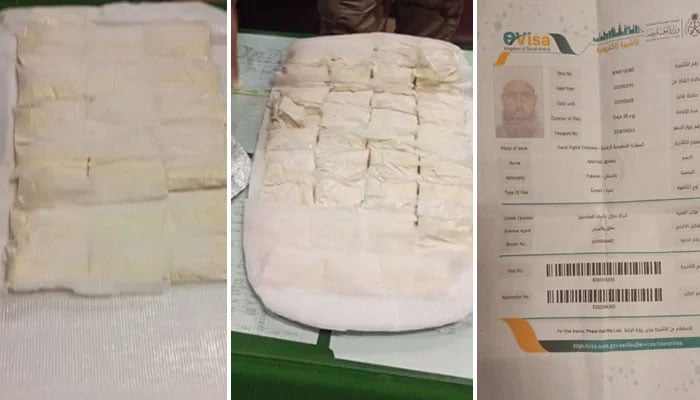 3 kg heroin recovered from passenger at Karachi airport 3 kg heroin recovered from passenger at Karachi airport