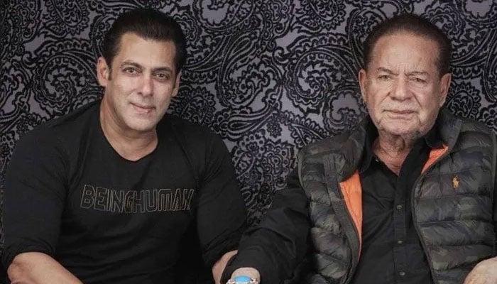 Salim Khan's son Salman Khan is scared after receiving death threats File photo