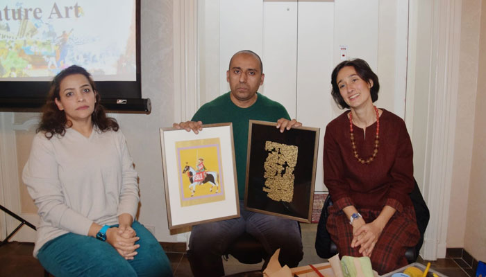 Discussion on Miniature Art at Pakistani Embassy Brussels: Discussion on Miniature Art at Pakistani Embassy
