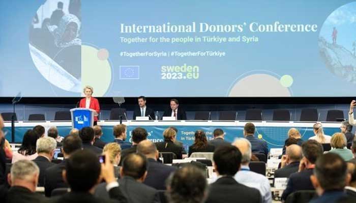 The President of the European Commission is addressing the conference.